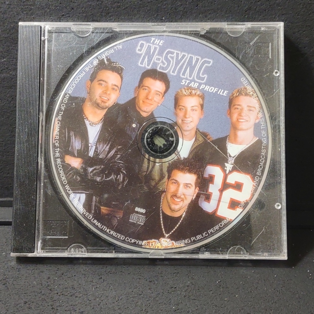 USED NSYNC CD THE NSYNC STAR PROFILE AUDIO DOCUMENTARY 1999